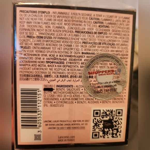 July 2013 Tresor Lumineuse by Lancome EDP / L'Eau De Parfum; 30ml / 1.0 fl.oz - Picture 8 of 16